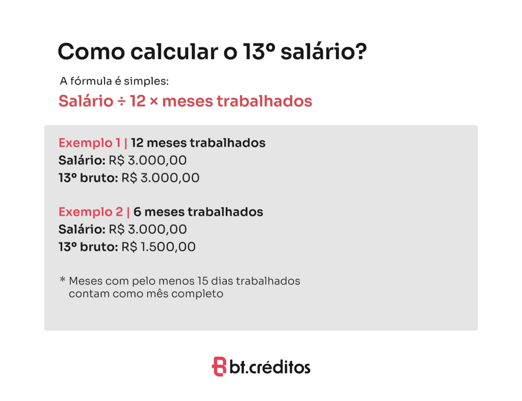 Como calcular o 13 salário?